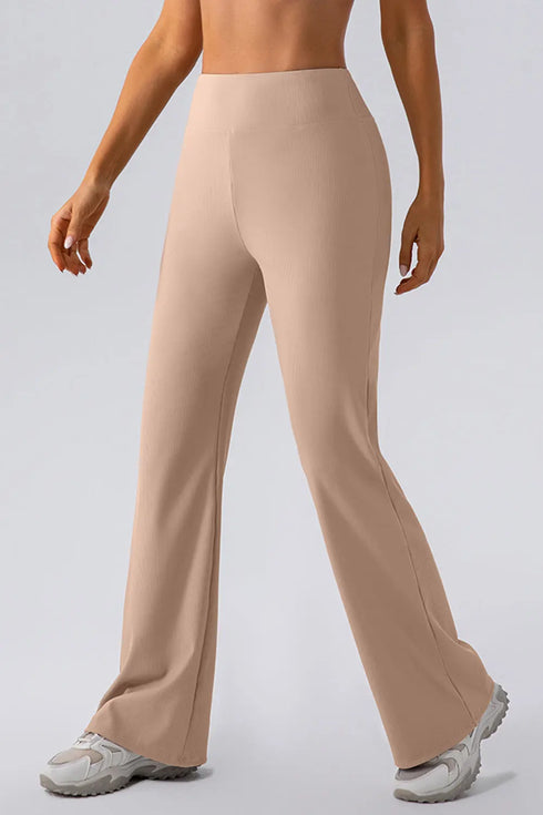 'Everly' High Waist Straight Leg Pants - Celes Fashion